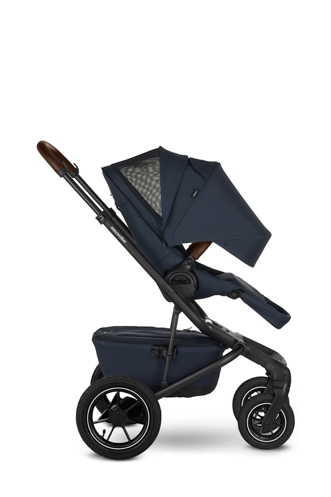 EASYWALKER Kočík kombinovaný Jimmey 2v1 Indigo Blue LITE AIR + CYBEX Aton B2 i-Size + základňa