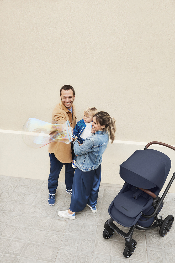 EASYWALKER SET Kočík 4v1 Jimmey Indigo Blue XXL AIR + RWS + CYBEX Aton B2 i-Size + základňa