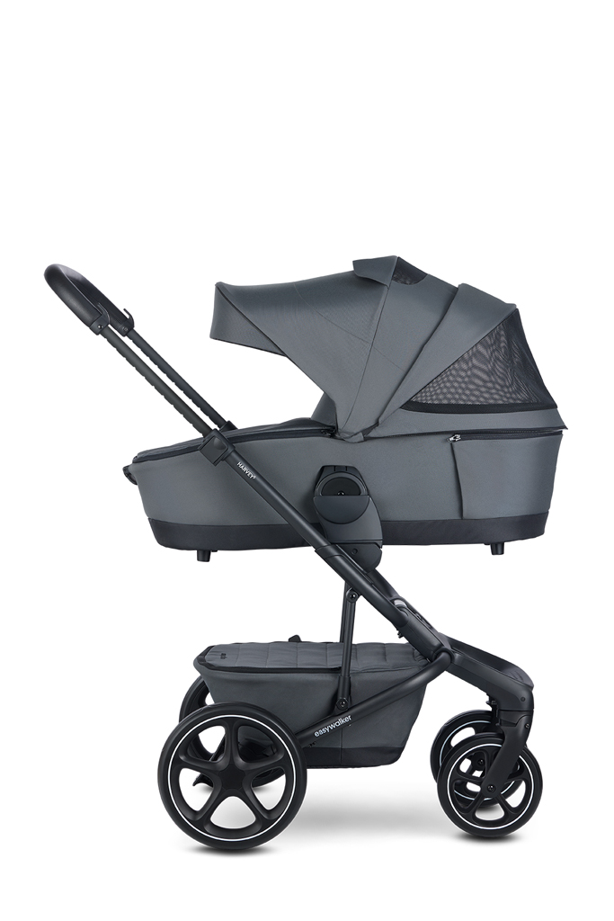EASYWALKER SET Kočík 4v1 Harvey⁵ Premium Mineral Grey XXL RWS + CYBEX Aton B2 i-Size