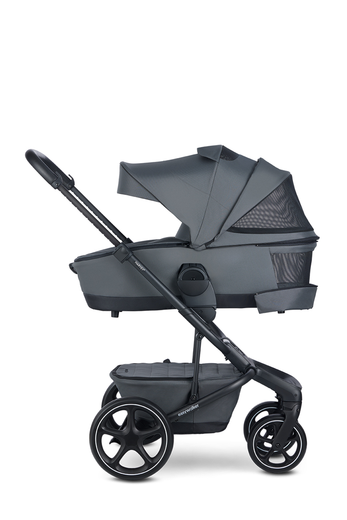 EASYWALKER SET Kočík 4v1 Harvey⁵ Premium Mineral Grey XXL RWS + CYBEX Aton B2 i-Size