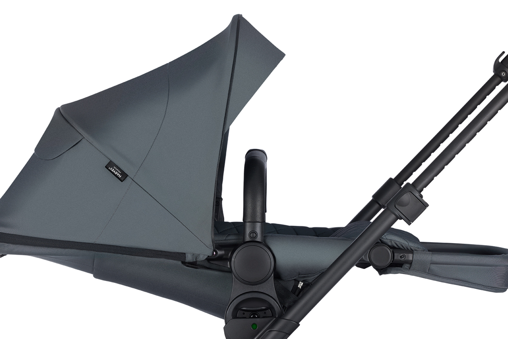 EASYWALKER SET Kočík 4v1 Harvey⁵ Premium Mineral Grey XXL RWS + CYBEX Aton B2 i-Size