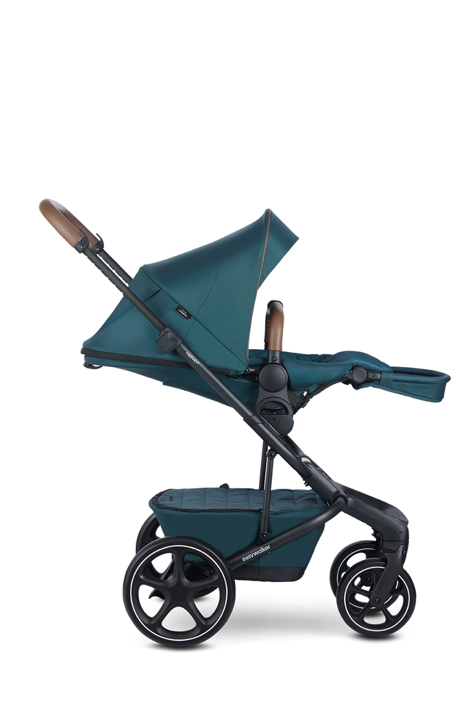 EASYWALKER SET Kočík 4v1 Harvey⁵ Premium Jade Green XXL RWS + CYBEX Aton B2 i-Size
