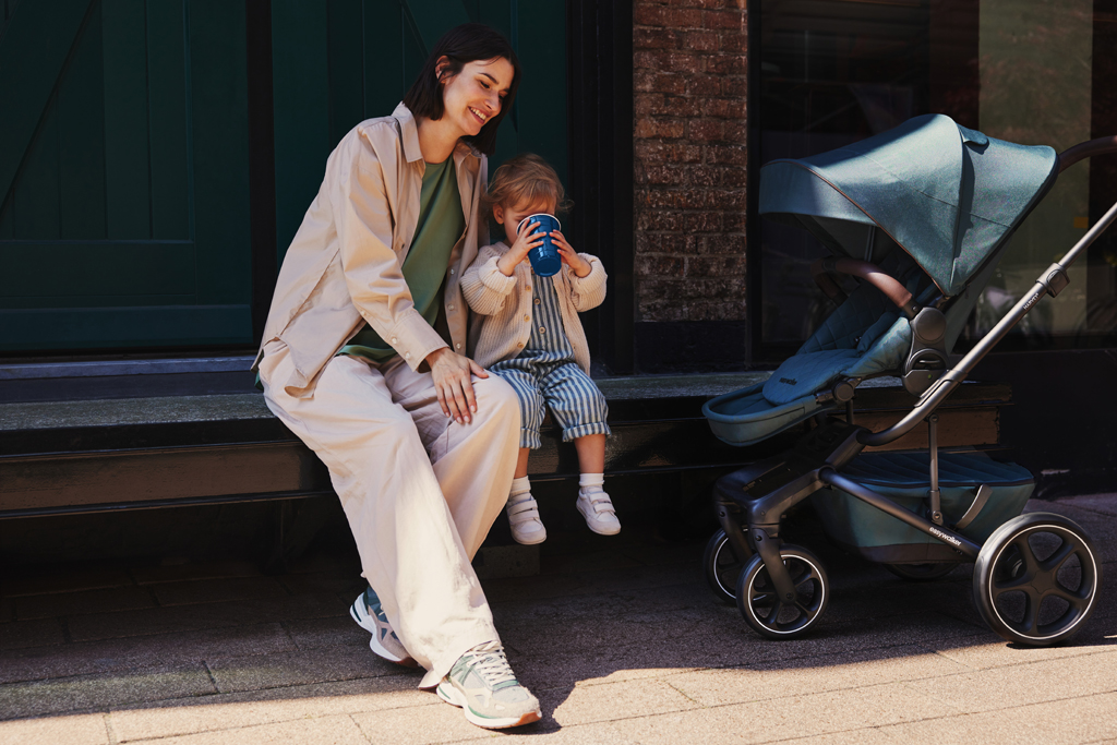 EASYWALKER SET Kočík 4v1 Harvey⁵ Premium Jade Green XXL RWS + CYBEX Aton B2 i-Size