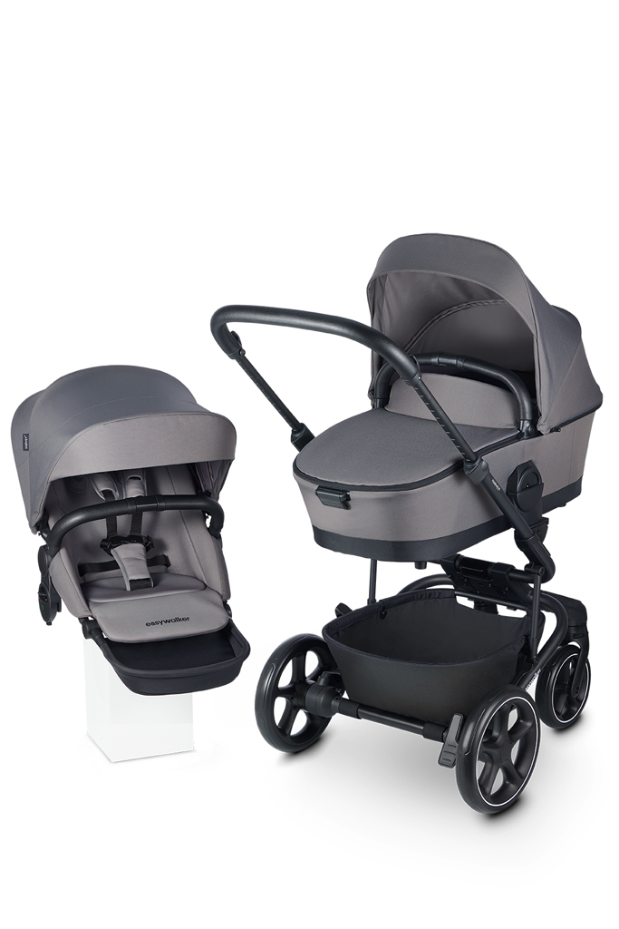 EASYWALKER SET Kočík 4v1 Harvey⁵ Pebble Grey XXL RWS + CYBEX Aton B2 i-Size