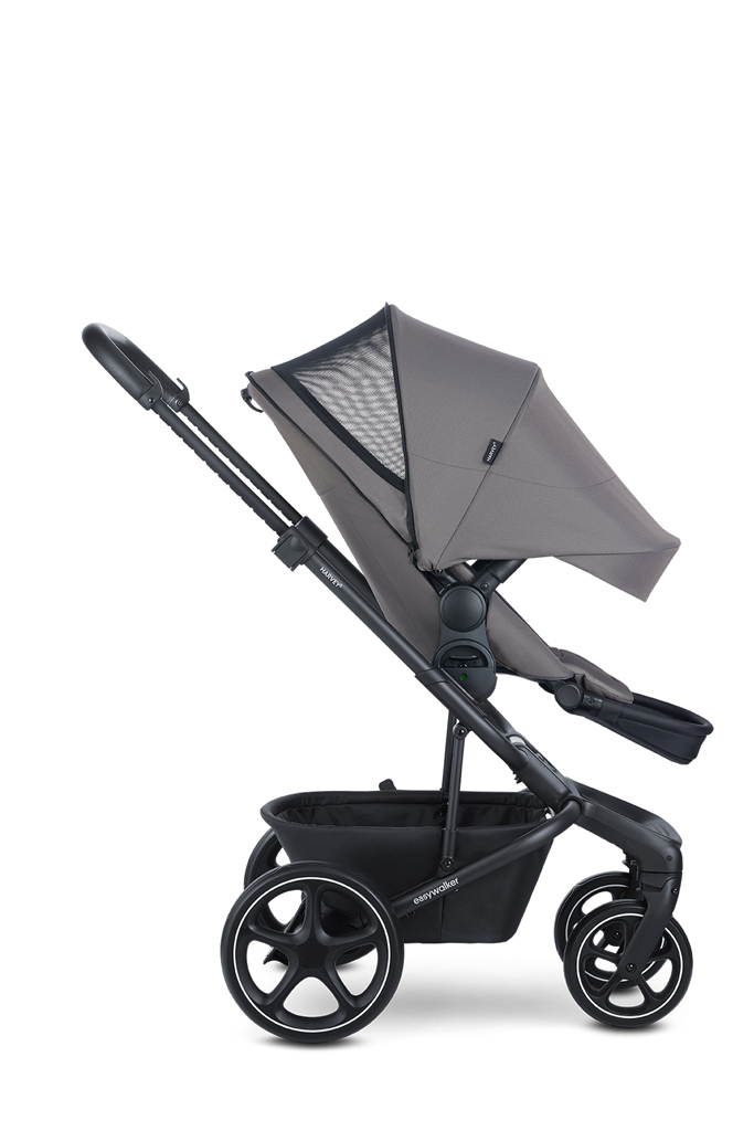 EASYWALKER SET Kočík 4v1 Harvey⁵ Pebble Grey XXL RWS + CYBEX Aton B2 i-Size