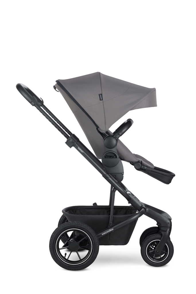 EASYWALKER SET Kočík 4v1 Harvey⁵ Pebble Grey XXL AIR + CYBEX Aton B2 i-Size