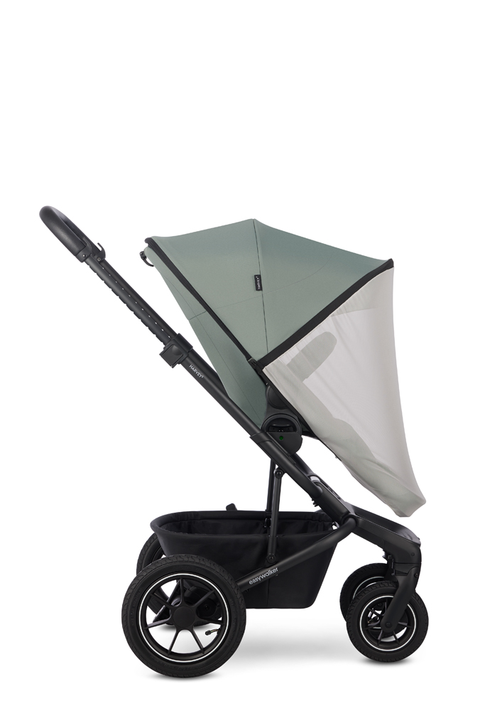 EASYWALKER SET Kočík 4v1 Harvey⁵ Midnight Black XXL AIR + CYBEX Aton B2 i-Size + základňa