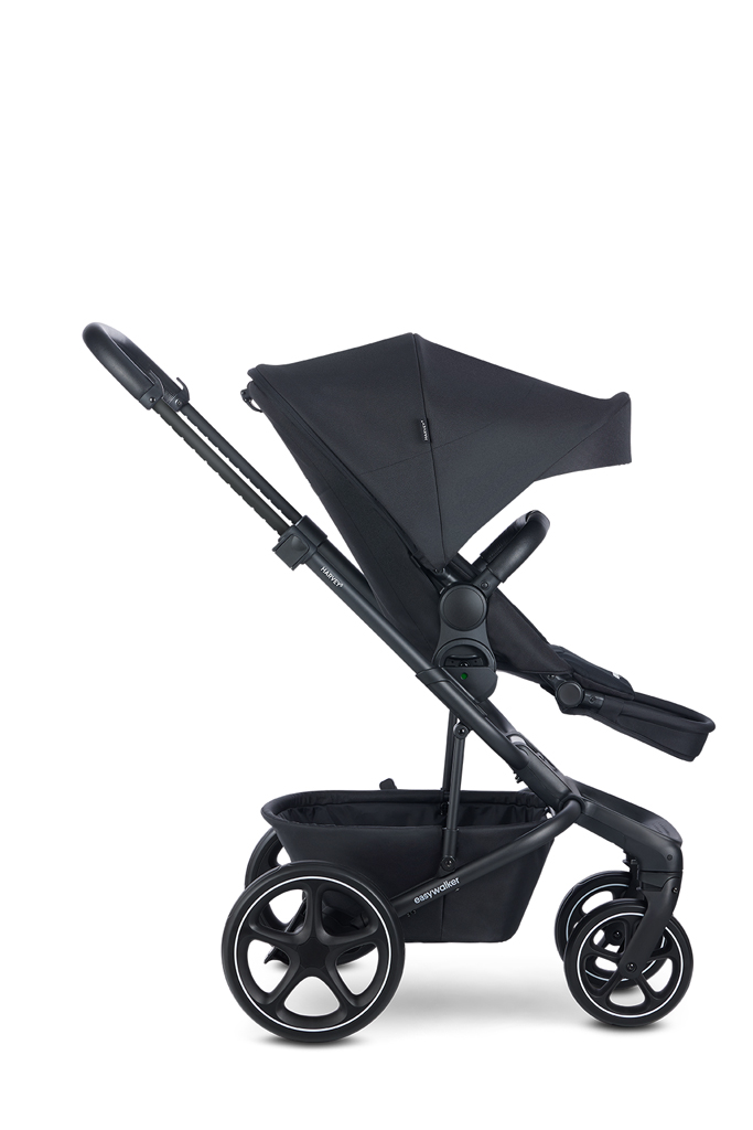 EASYWALKER SET Kočík 4v1 Harvey⁵ 2v1 Midnight Black LITE RWS +CYBEX Aton B2 i-Size,základňa