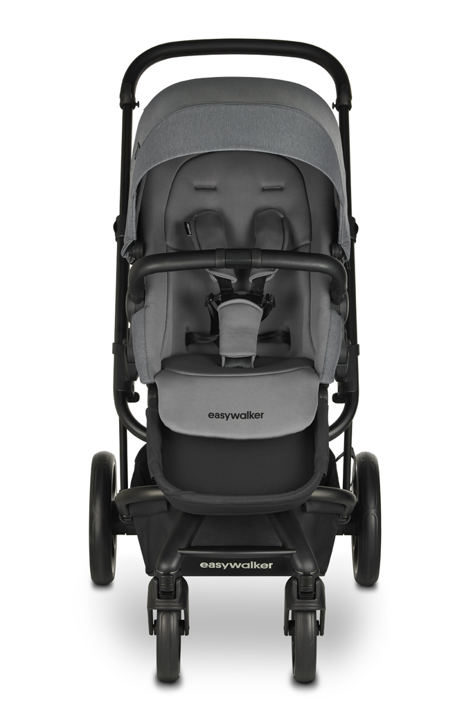 EASYWALKER Set 4XL Kočík kombinovaný Harvey3 Fossil Grey/Spring Green s príslušenstvom