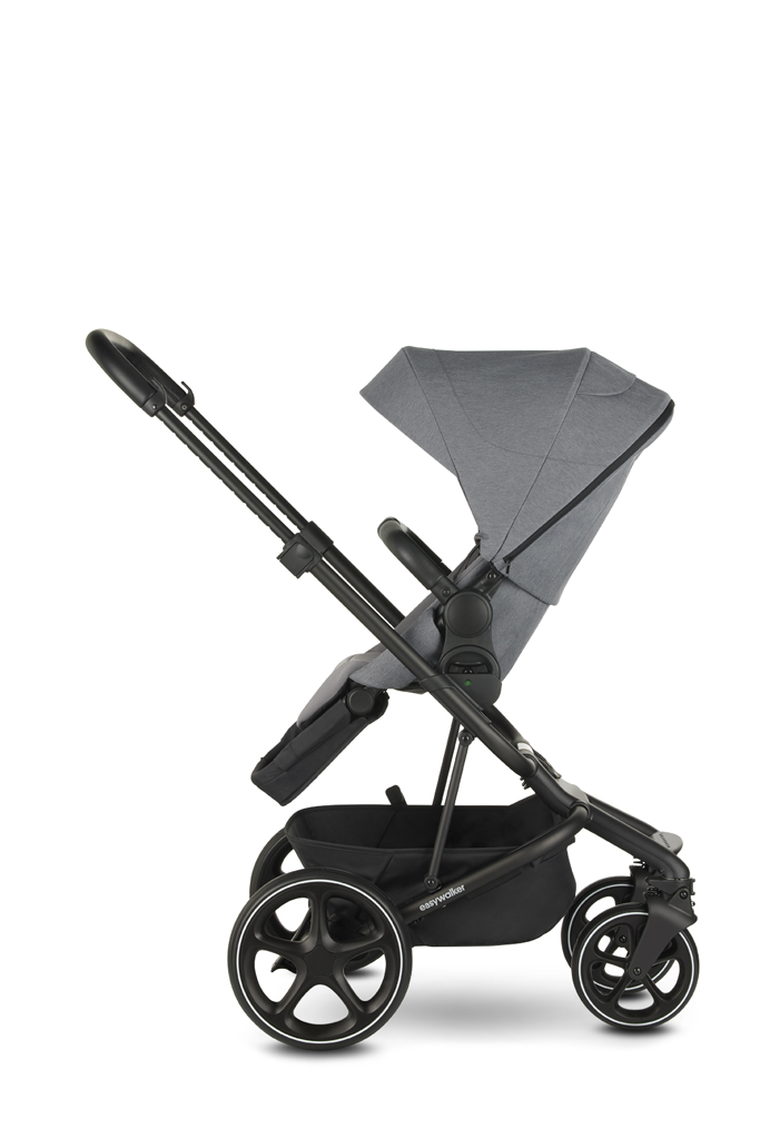 EASYWALKER Set 4XL Kočík kombinovaný Harvey3 Fossil Grey/Spring Green s príslušenstvom