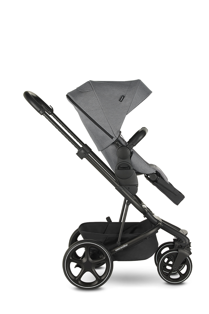 EASYWALKER Set 4XL Kočík kombinovaný Harvey3 Fossil Grey/Spring Green s príslušenstvom