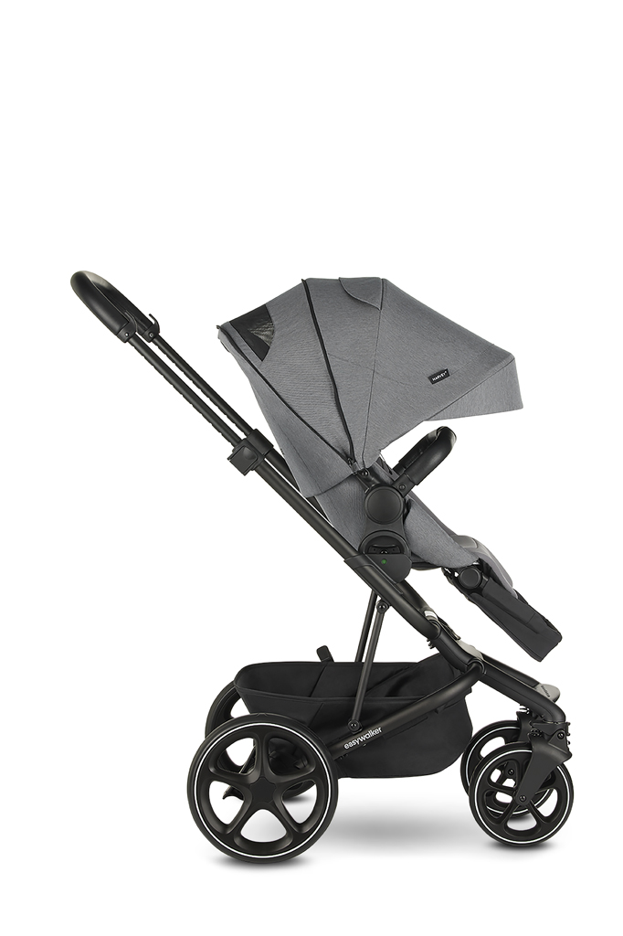 EASYWALKER Set 4XL Kočík kombinovaný Harvey3 Fossil Grey/Spring Green s príslušenstvom