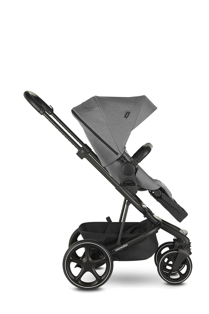 EASYWALKER Set 4XL Kočík kombinovaný Harvey3 Fossil Grey/Spring Green s príslušenstvom