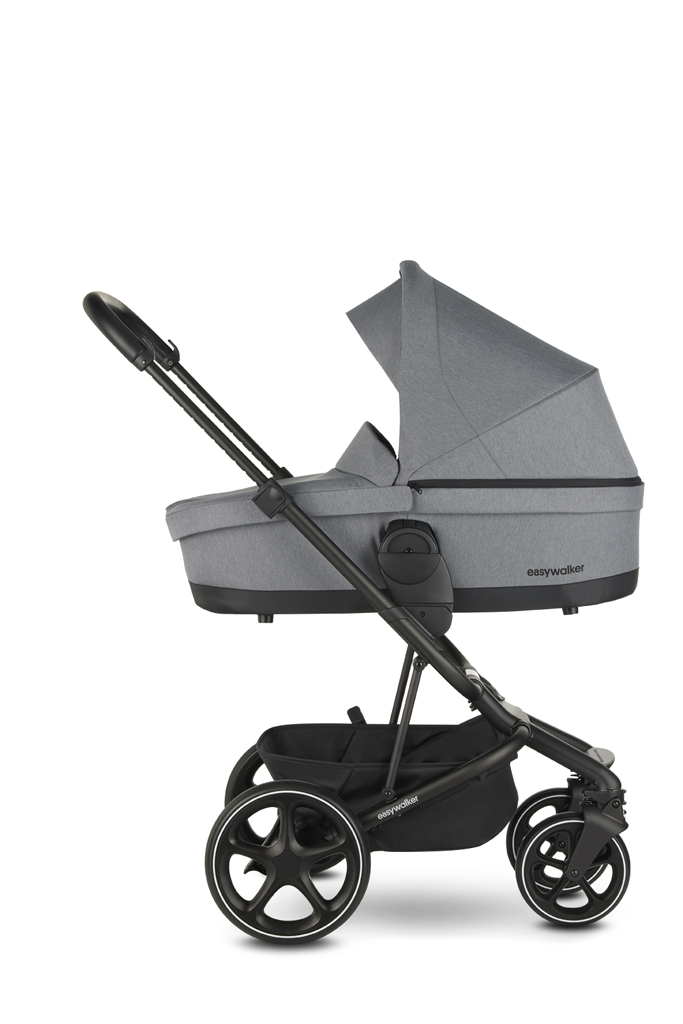 EASYWALKER Set 4XL Kočík kombinovaný Harvey3 Fossil Grey/Spring Green s príslušenstvom