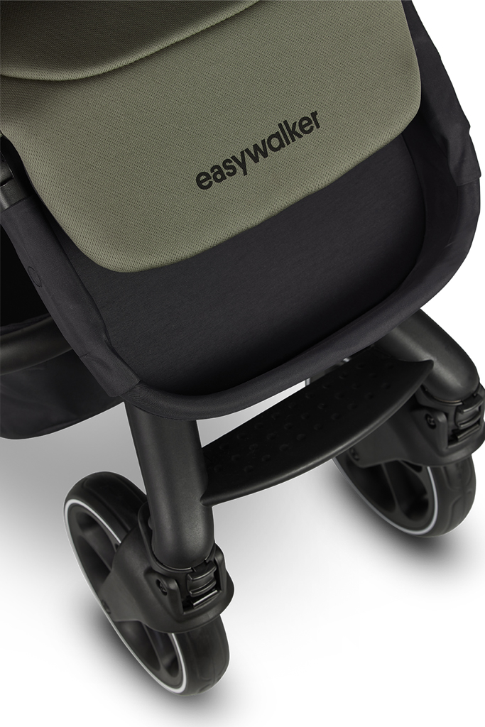 EASYWALKER Set 4XL Kočík kombinovaný Harvey3 Fossil Grey/Spring Green s príslušenstvom