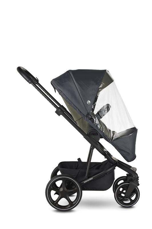 EASYWALKER Set 4XL Kočík kombinovaný Harvey3 Fossil Grey/Spring Green s príslušenstvom