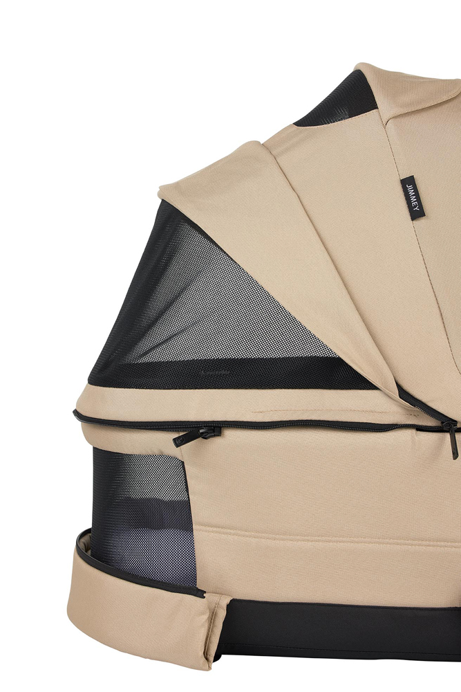 EASYWALKER Kočík kombinovaný Jimmey Sand Taupe XXL RWS + KIDDY Evoluna i-size 2 + základňa