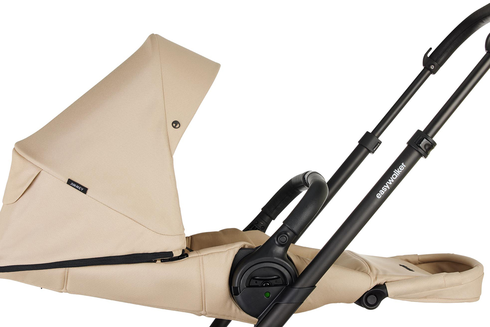 EASYWALKER Kočík kombinovaný Jimmey Sand Taupe XXL RWS + KIDDY Evoluna i-size 2 + základňa