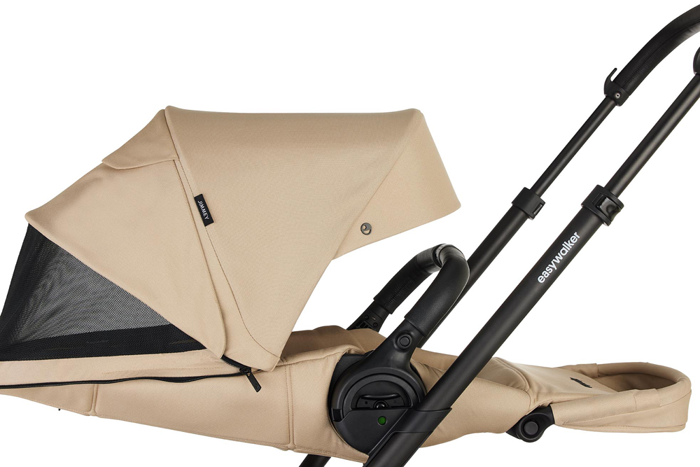 EASYWALKER Kočík kombinovaný Jimmey Sand Taupe XXL RWS + KIDDY Evoluna i-size 2 + základňa