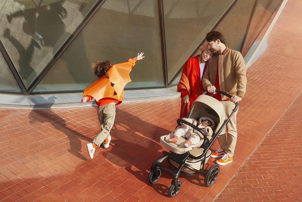 EASYWALKER Kočík kombinovaný Jimmey Sand Taupe XXL RWS + KIDDY Evoluna i-size 2 + základňa