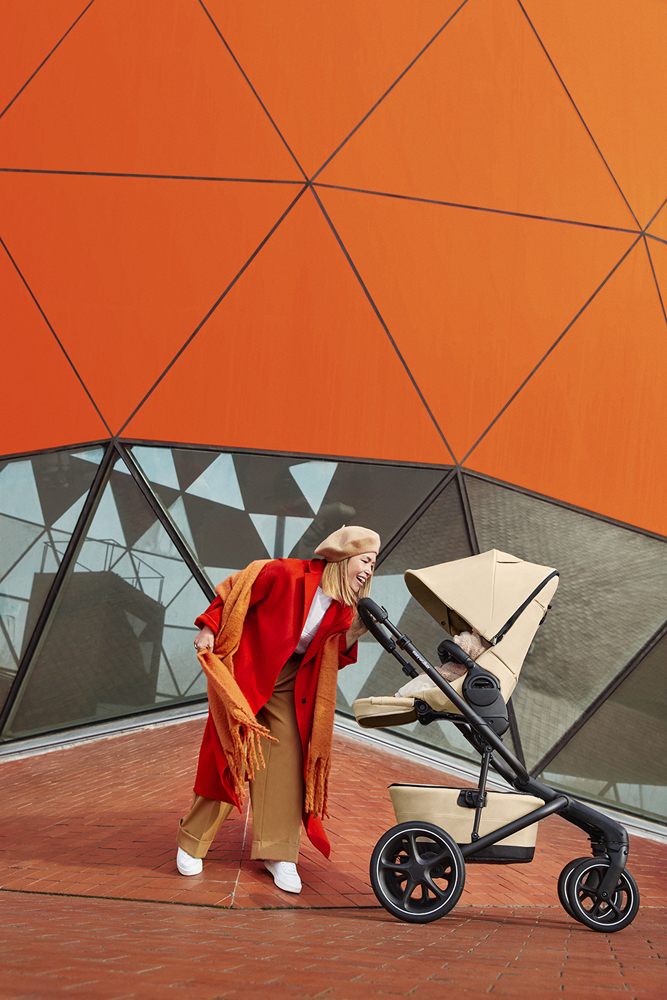 EASYWALKER Kočík kombinovaný Jimmey Sand Taupe XXL RWS + KIDDY Evoluna i-size 2 + základňa