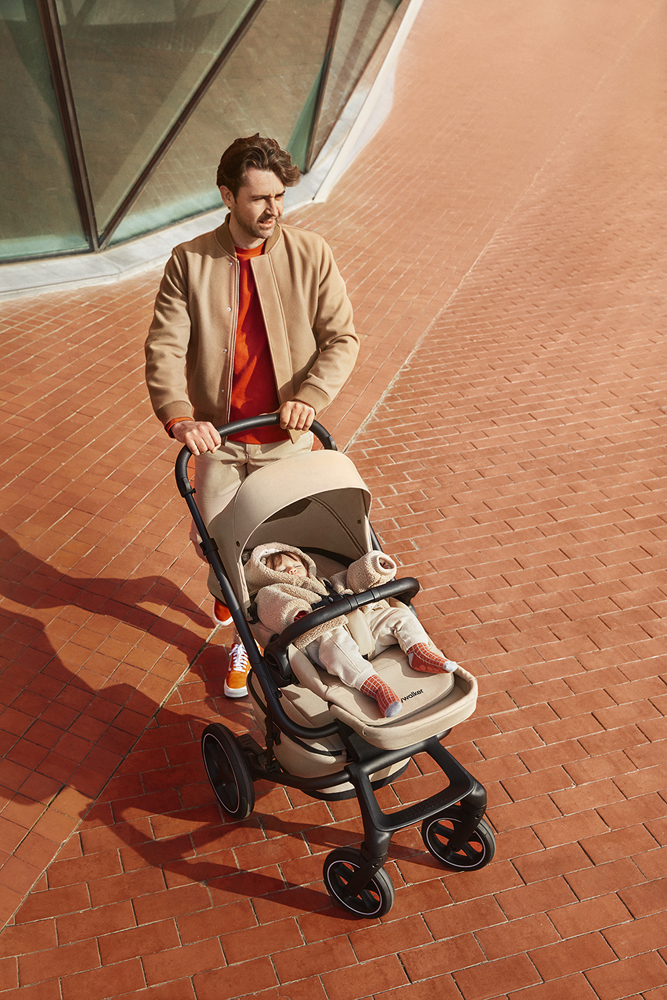 EASYWALKER Kočík kombinovaný Jimmey Sand Taupe XXL RWS + KIDDY Evoluna i-size 2 + základňa