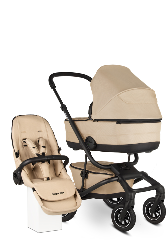 EASYWALKER Kočík kombinovaný Jimmey Sand Taupe XXL AIR + RWS + KIDDY Evoluna i-size 2 + základňa