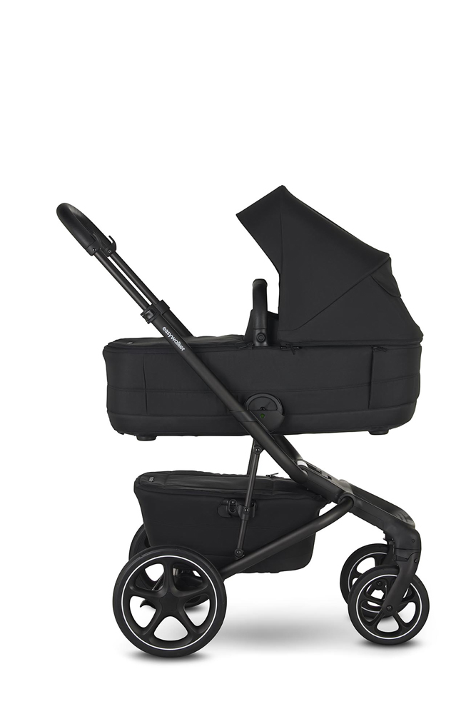 EASYWALKER Kočík kombinovaný Jimmey Pepper Black XXL RWS + KIDDY Evoluna i-size 2 + základňa