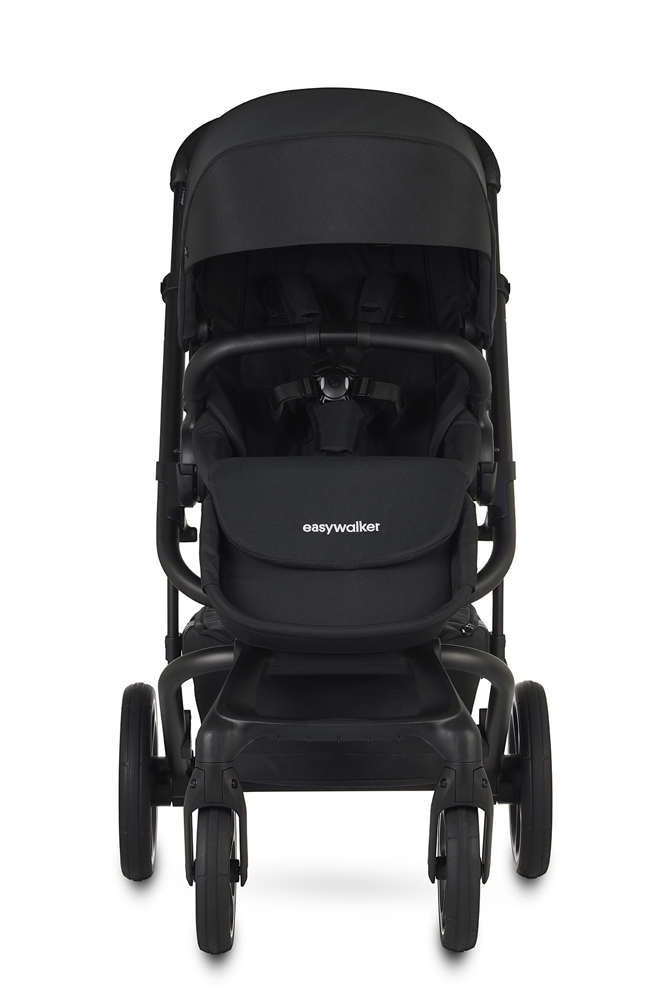 EASYWALKER Kočík kombinovaný Jimmey Pepper Black XXL RWS + KIDDY Evoluna i-size 2 + základňa