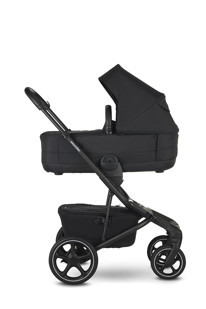 EASYWALKER Kočík kombinovaný Jimmey Pepper Black XXL RWS + KIDDY Evoluna i-size 2 + základňa