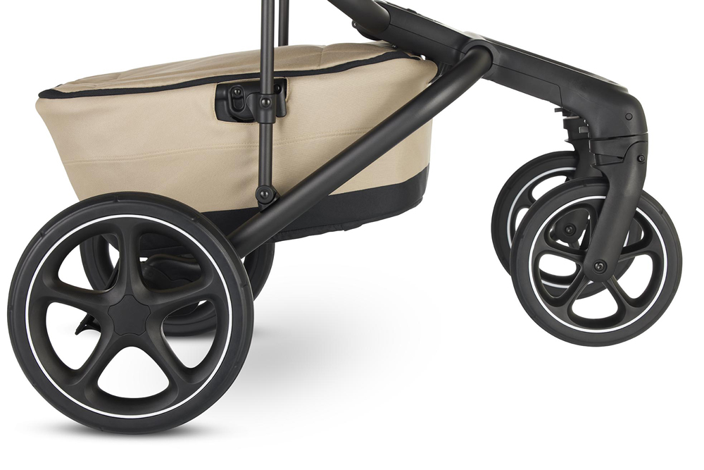 EASYWALKER Kočík kombinovaný Jimmey Pepper Black XXL RWS + KIDDY Evoluna i-size 2 + základňa