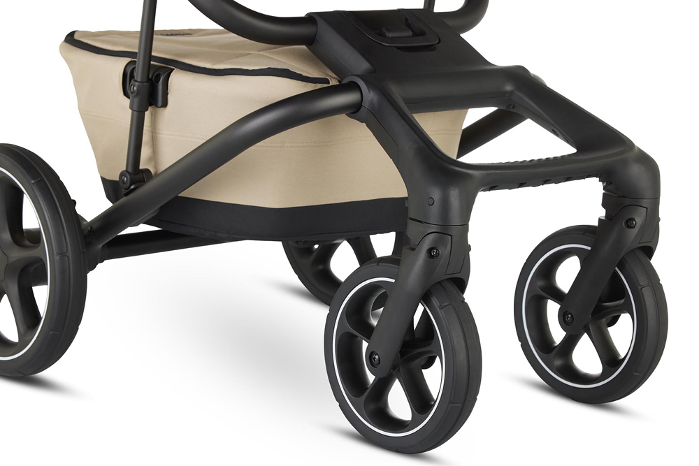 EASYWALKER Kočík kombinovaný Jimmey Pepper Black XXL RWS + KIDDY Evoluna i-size 2 + základňa