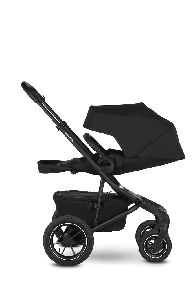 EASYWALKER Kočík kombinovaný Jimmey Pepper Black XXL AIR + RWS + KIDDY Evoluna i-size 2 +základňa