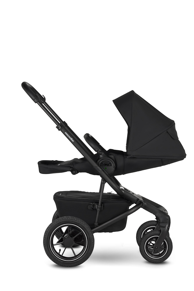 EASYWALKER Kočík kombinovaný Jimmey Pepper Black XXL AIR + RWS + KIDDY Evoluna i-size 2 +základňa
