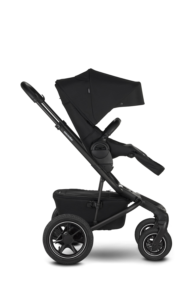 EASYWALKER Kočík kombinovaný Jimmey Pepper Black XXL AIR + RWS + KIDDY Evoluna i-size 2 +základňa