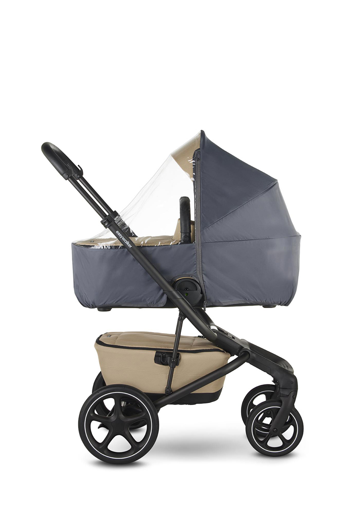 EASYWALKER Kočík kombinovaný Jimmey Pepper Black XXL AIR + RWS + KIDDY Evoluna i-size 2 +základňa