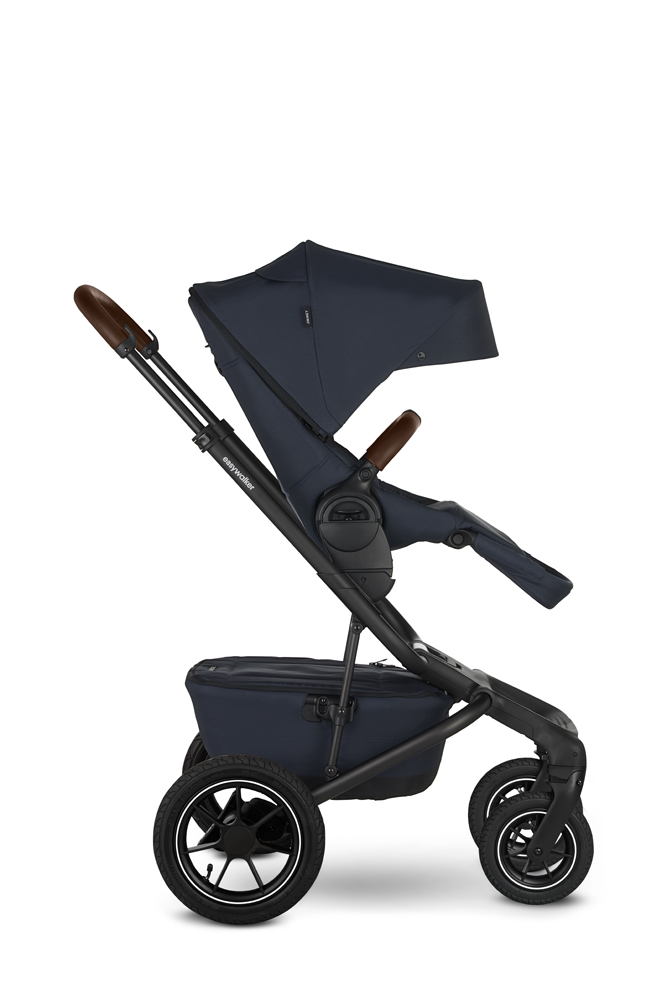 EASYWALKER Kočík kombinovaný Jimmey Indigo Blue XXL AIR + RWS + KIDDY Evoluna i-size 2 + základňa