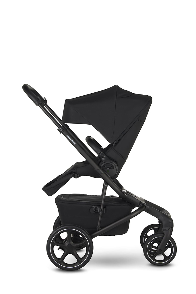 EASYWALKER Kočík kombinovaný Jimmey 2v1 Pepper Black LITE RWS + KIDDY Evoluna i-size 2 + základňa