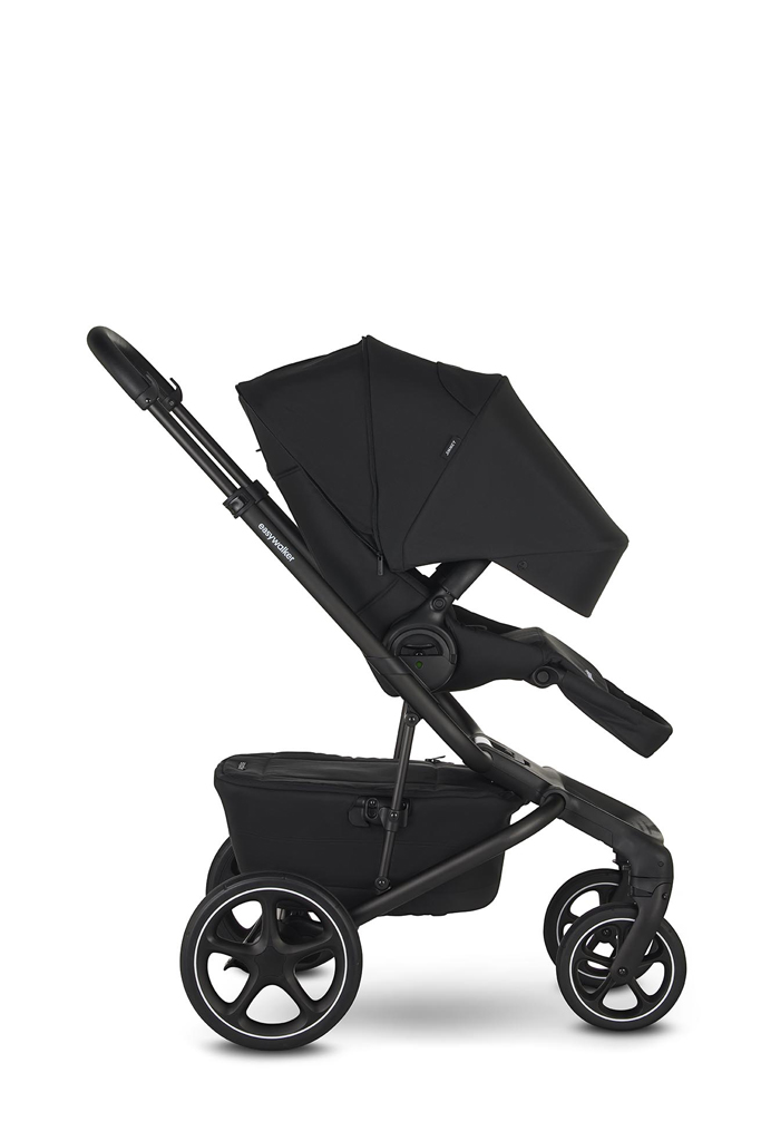 EASYWALKER Kočík kombinovaný Jimmey 2v1 Pepper Black LITE RWS + KIDDY Evoluna i-size 2 + základňa