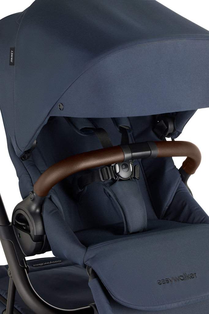 EASYWALKER Kočík kombinovaný Jimmey 2v1 Pepper Black LITE RWS + KIDDY Evoluna i-size 2 + základňa