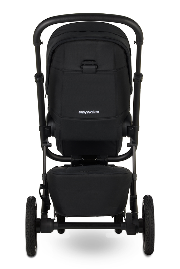 EASYWALKER Kočík kombinovaný Jimmey 2v1 Pepper Black LITE AIR + KIDDY Evoluna i-size 2 + základňa