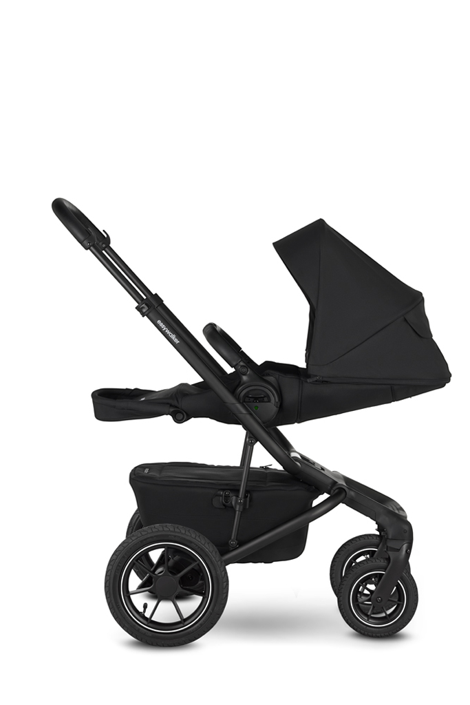 EASYWALKER Kočík kombinovaný Jimmey 2v1 Pepper Black LITE AIR + CYBEX Aton B2 i-Size + základňa