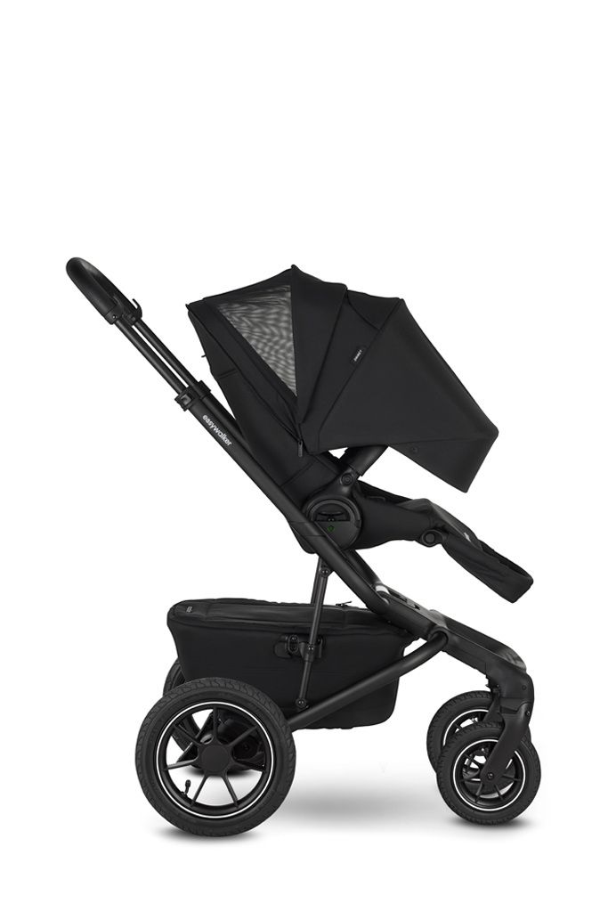 EASYWALKER Kočík kombinovaný Jimmey 2v1 Pepper Black LITE AIR + CYBEX Aton B2 i-Size + základňa