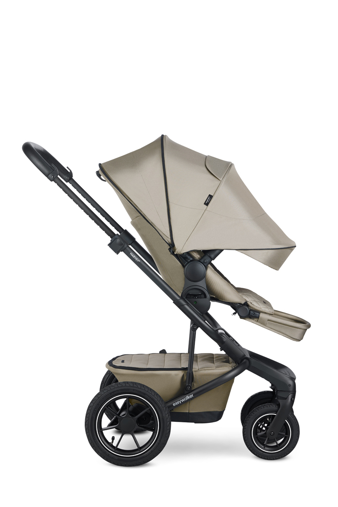EASYWALKER Kočík kombinovaný Harvey⁵ Premium Pearl Taupe XXL AIR + KIDDY Evoluna i-size 2