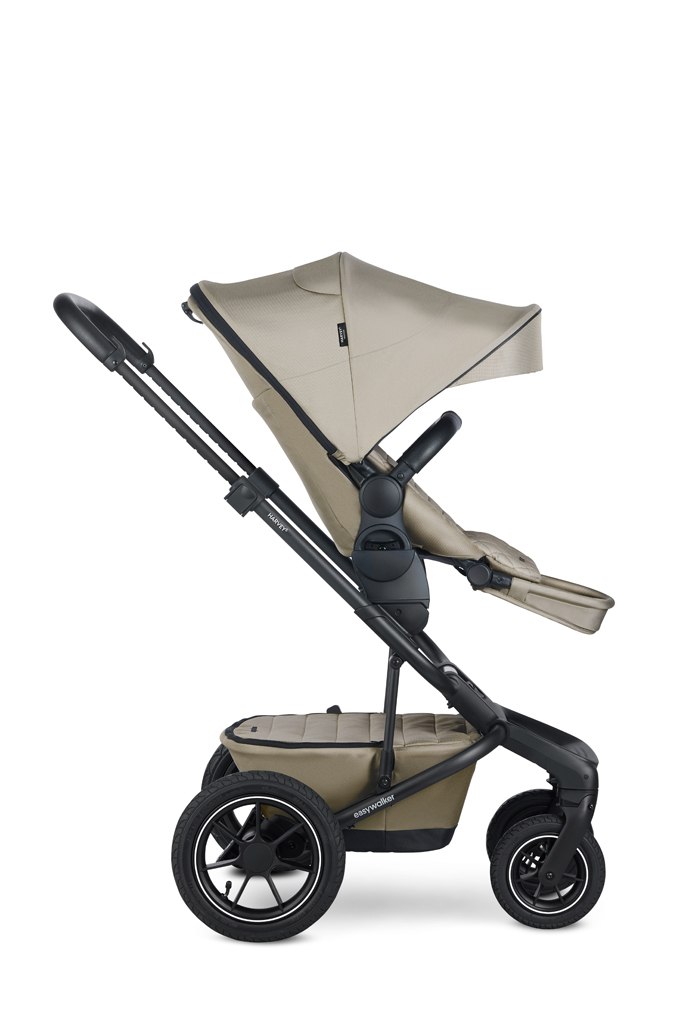 EASYWALKER Kočík kombinovaný Harvey⁵ Premium Pearl Taupe XXL AIR + KIDDY Evoluna i-size 2