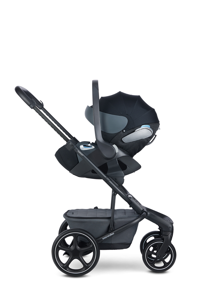 EASYWALKER Kočík kombinovaný Harvey⁵ Premium Mineral Grey XXL RWS + KIDDY Evoluna i-size 2