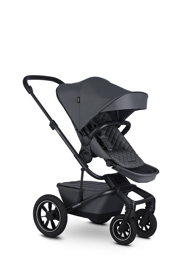 EASYWALKER Kočík kombinovaný Harvey⁵ Premium Mineral Grey XXL AIR + KIDDY Evoluna i-size 2