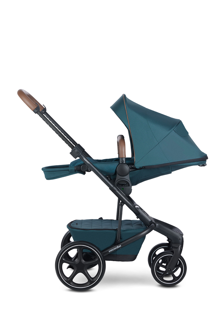 EASYWALKER Kočík kombinovaný Harvey⁵ Premium Jade Green XXL RWS + KIDDY Evoluna i-size 2