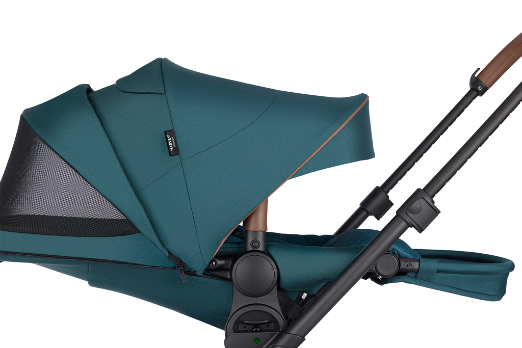 EASYWALKER Kočík kombinovaný Harvey⁵ Premium Jade Green XXL RWS + KIDDY Evoluna i-size 2