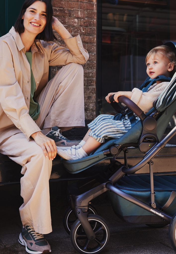 EASYWALKER Kočík kombinovaný Harvey⁵ Premium Jade Green XXL RWS + KIDDY Evoluna i-size 2